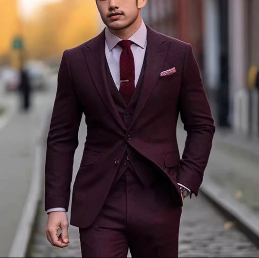 Italian Business Slim Fit
3 Pieces Royal Men's Suits Groom Prom Tuxedos
Groomsmen Blazer Suit